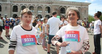 Наши пенсионерки покорили Nova Poshta Kyiv Half Marathon