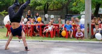 We had a children's party on 1 September!